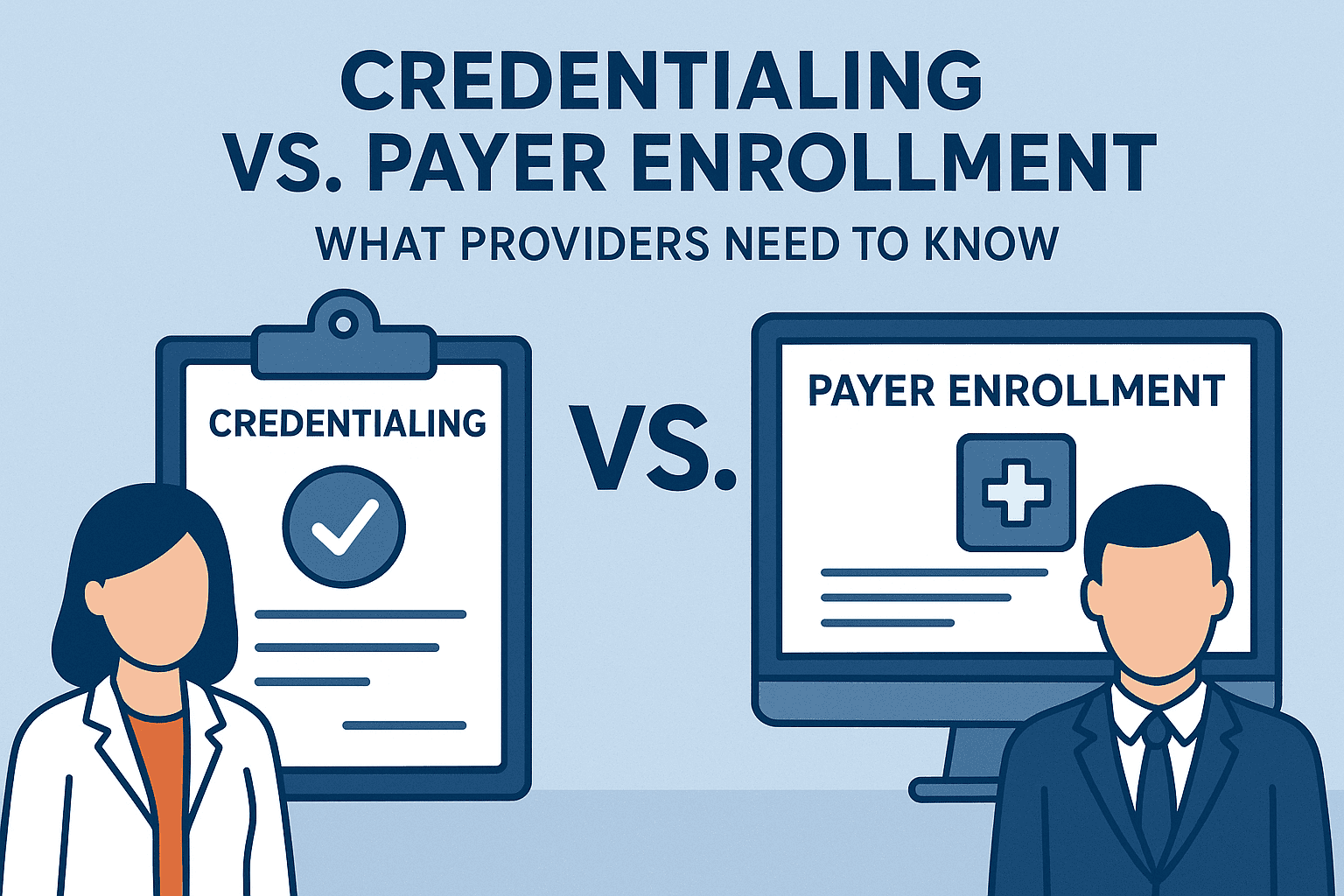 Credentialing vs. Payer Enrollment: What Providers Need to Know